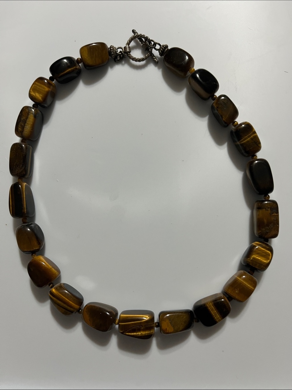 Tiger Eye chunky sally c treasures southwestern vintage necklace